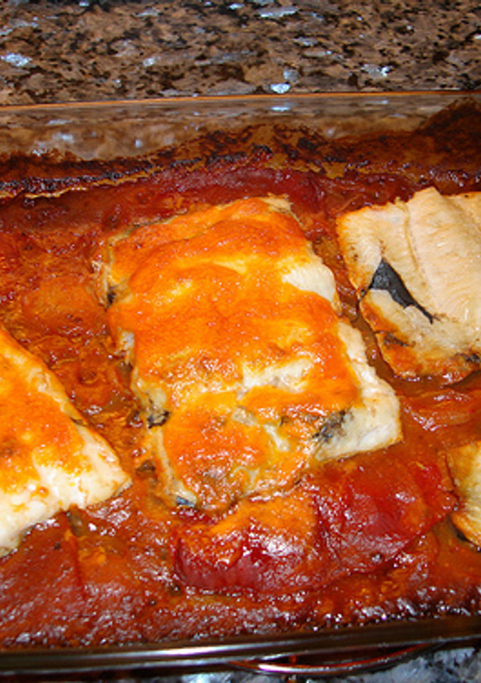 Una foto de Bacalao al coñac