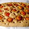 Focaccia con albaricoques