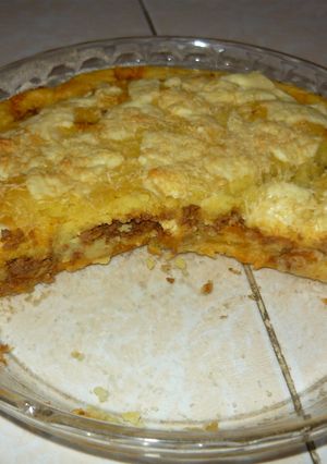 Una foto de Pastel de papa con carne de res