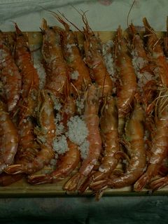 Una foto de Langostinos a la sal al horno