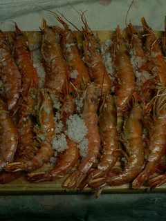Una foto de Langostinos a la sal al horno