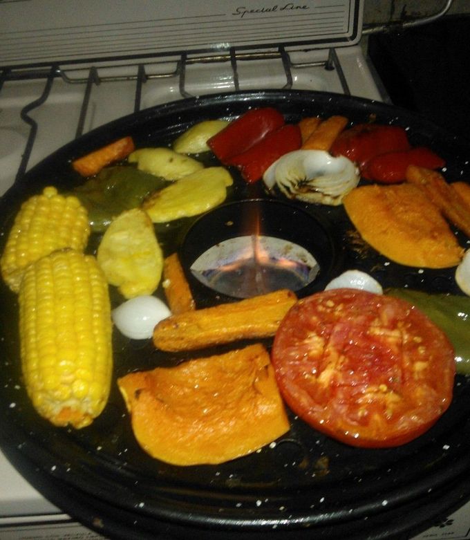 Una foto de Parrillada de vegetales al parrigas