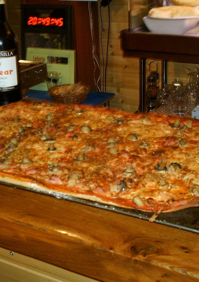 Una foto de Pizza para familia numerosa