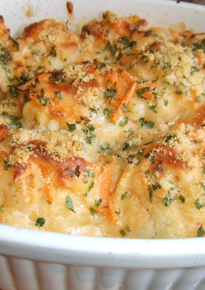 Una foto de Coliflor gratinada al estilo alemán