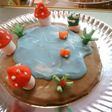 Tarta "Estanque en el bosque"