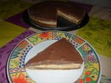 Cheesecake de naranja y chocolate