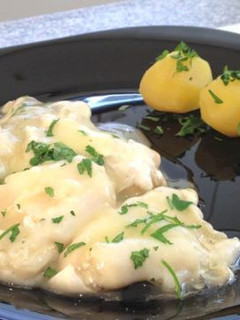 Una foto de Cocochas bacalao al pil pil