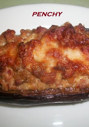 Una foto de Berenjenas rellenas a la carbonara