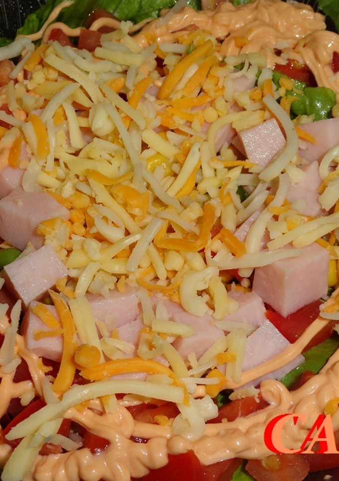 Una foto de Ensalada veraniega con pavo