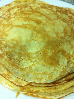 Una foto de Crepes franceses dulces