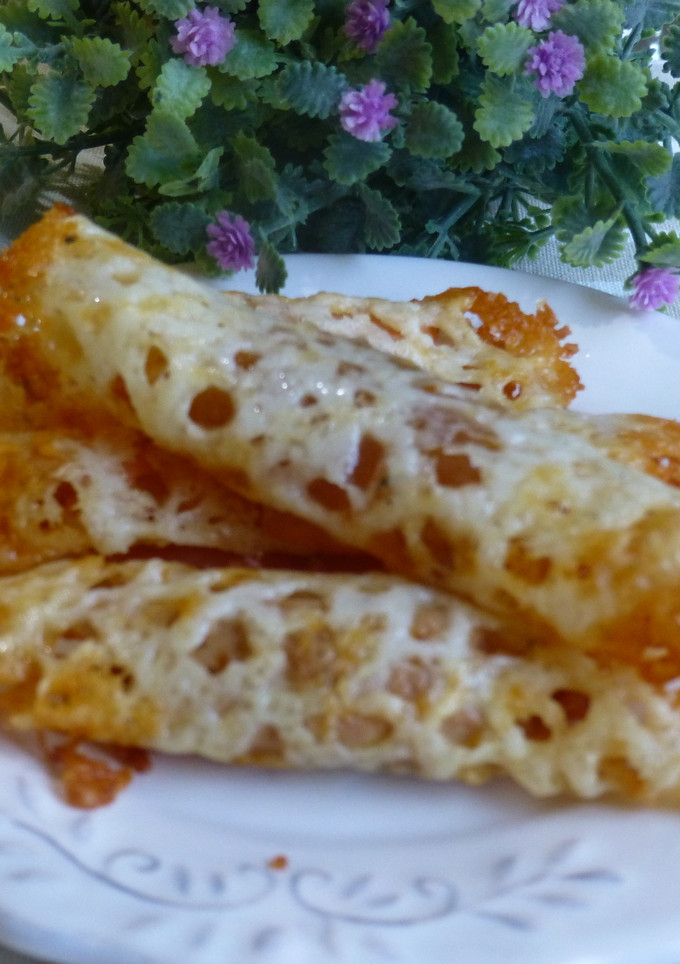 Una foto de Canapés rollo de queso con salmón