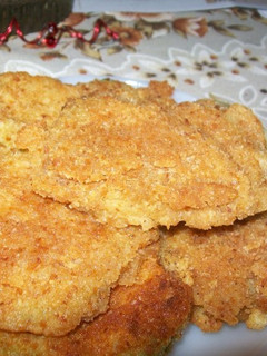 Una foto de Zapallitos verdes a la milanesa