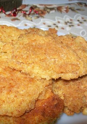 Una foto de Zapallitos verdes a la milanesa
