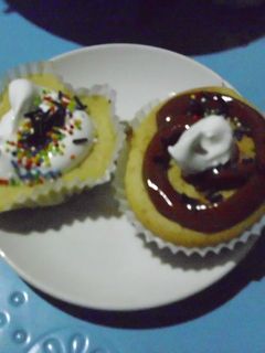 Una foto de Cupcakes con manjar o merengue