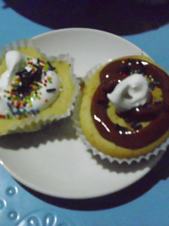 Una foto de Cupcakes con manjar o merengue