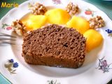 Bizcocho con hierbabuena y harina de algarroba