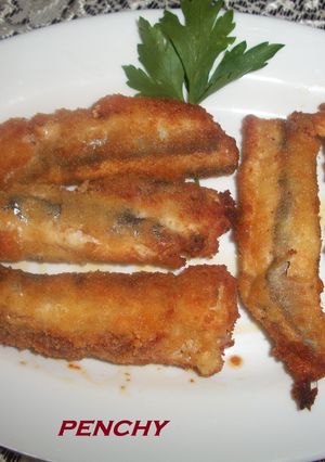 Una foto de Boquerones rellenos de sobrasada mallorquina