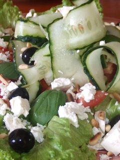 Una foto de Ensalada griega a mi manera