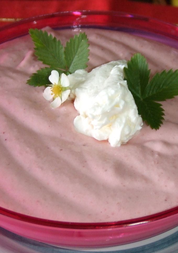 Una foto de Crema rosa de primavera