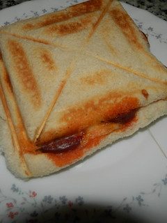 Una foto de Sándwich de chorizo