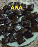 Caramelos caseros de chocolate