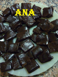 Una foto de Caramelos caseros de chocolate