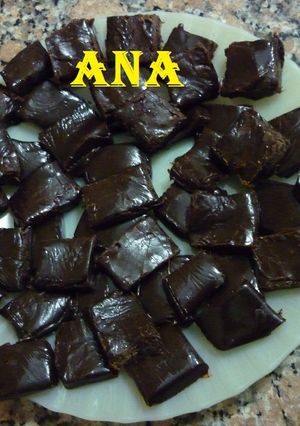 Una foto de Caramelos caseros de chocolate