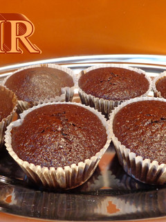 Foto principal de Magdalenas de chocolate y coco veganas