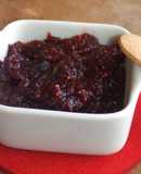 Salsa de arándanos al Oporto