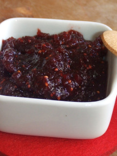 Una foto de Salsa de arándanos al Oporto