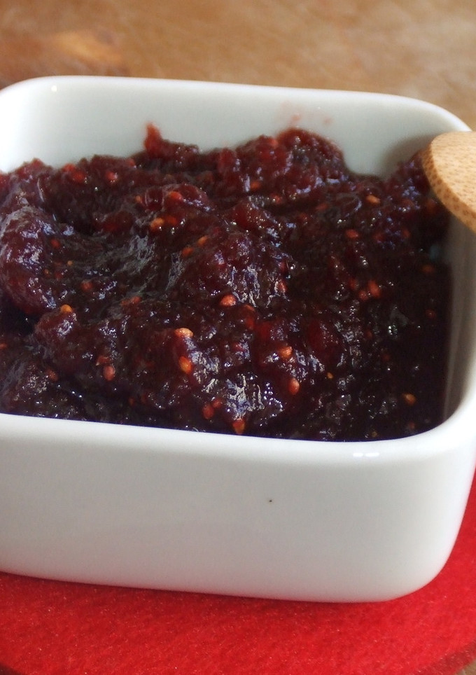 Una foto de Salsa de arándanos al Oporto