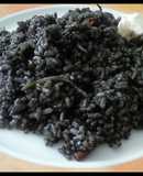 Arroz negro con cachón