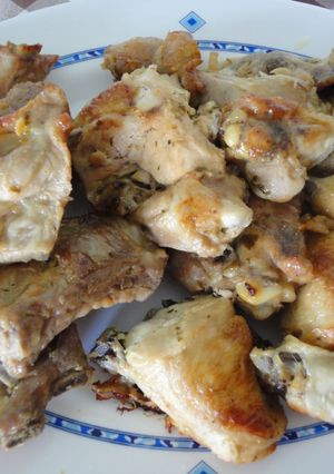 Una foto de Pollo y costilla a la Red Vintage