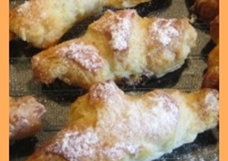Croissant con masa de hojaldre
