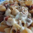 Macarrones saboyarda con bacón