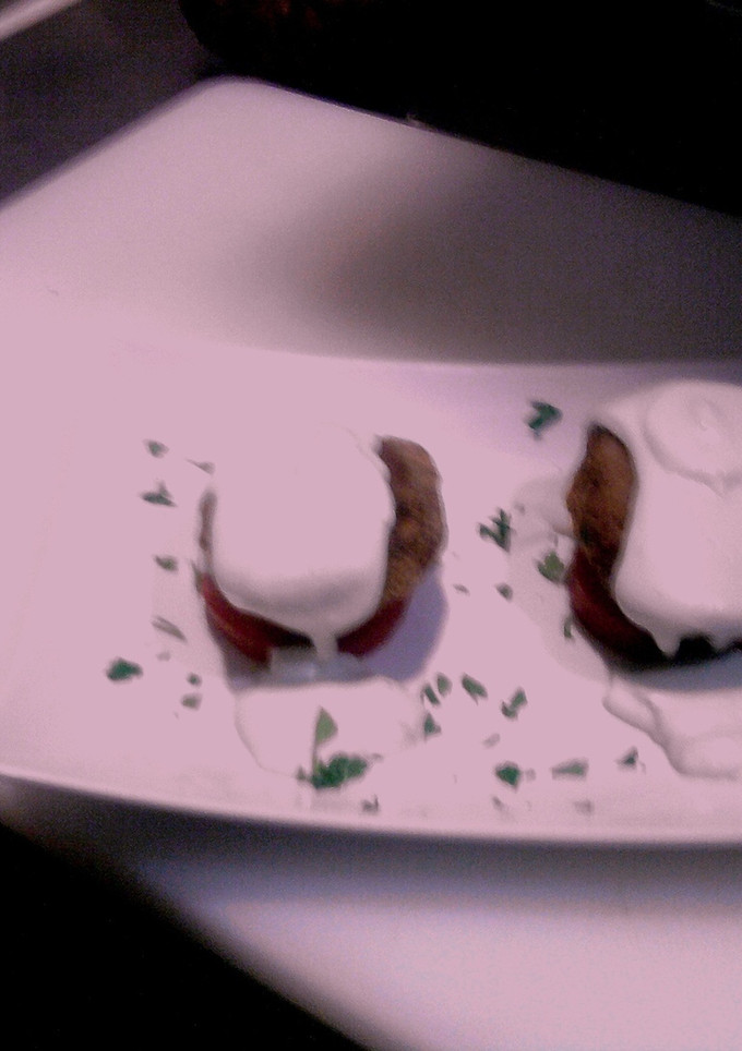 Una foto de Champiñones rellenos fritos