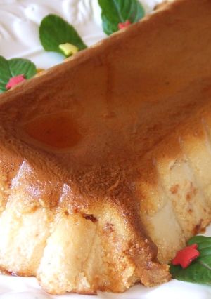 Una foto de Budín de manzana fácil