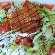 Ensalada de queso de cabra caramelizado