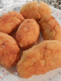 Una foto de Croquetas de arroz con leche