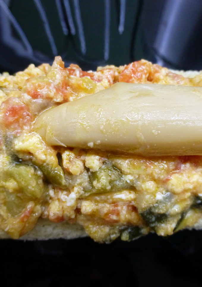 Una foto de Tostada de pisto