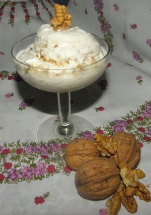 Una foto de Helado de crema rusa