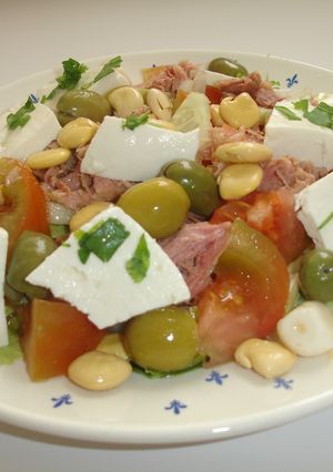 Una foto de Ensalada cromática