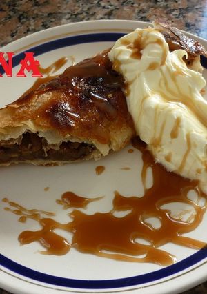 Una foto de Strudel de manzana casero