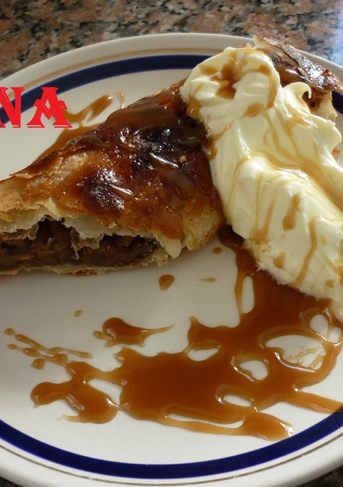 Una foto de Strudel de manzana casero