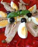 Ensalada estrella de pimientos
