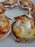 Aperitivo de volandeiras al horno