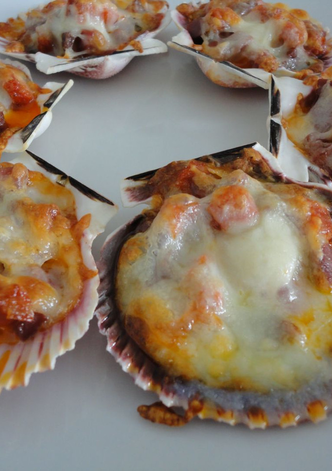 Una foto de Aperitivo de volandeiras al horno