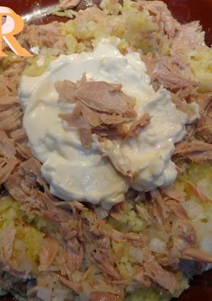 Una foto de Ensaladilla de cebolla