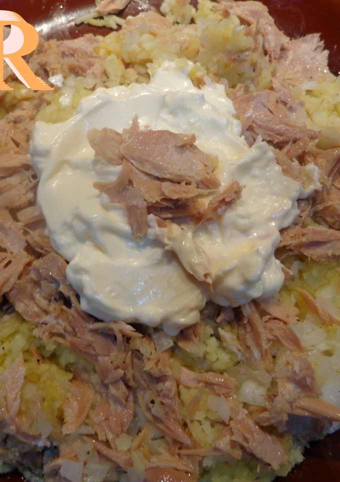 Una foto de Ensaladilla de cebolla