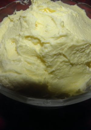 Una foto de Helado crema de bananas